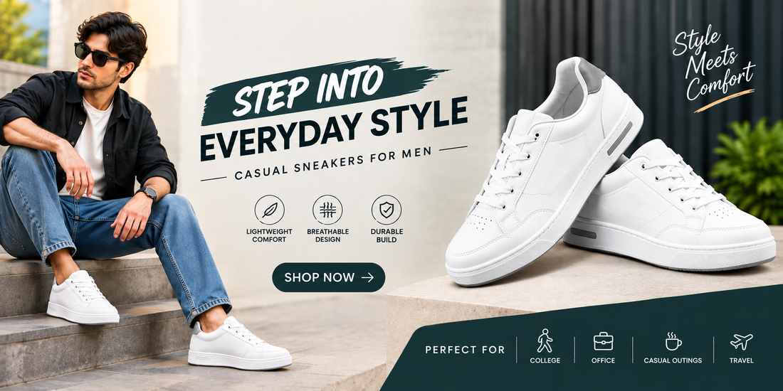 How to Style White Casual Sneakers for Men: 7 Easy Outfit Ideas