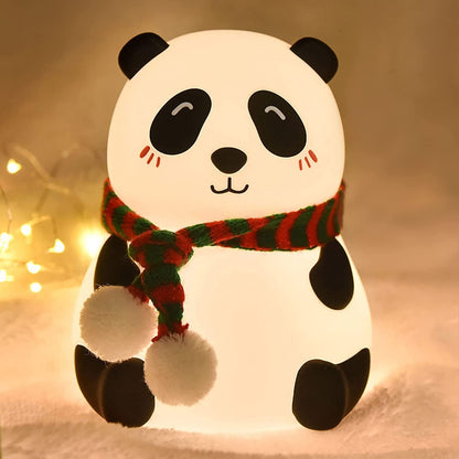 Panda Lamp, Night Lamp for Kids, Panda Touch Silicone Lamp